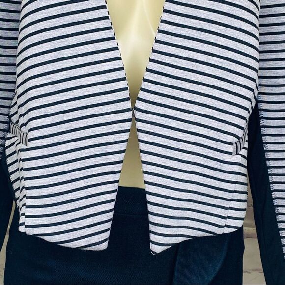 RACHEL Rachel Roy Frankie Striped Open Blazer - Picture 6 of 11